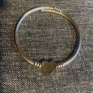 Bracelet with C initial